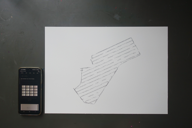 Semi-automated crop field drawings -  Drawing #5