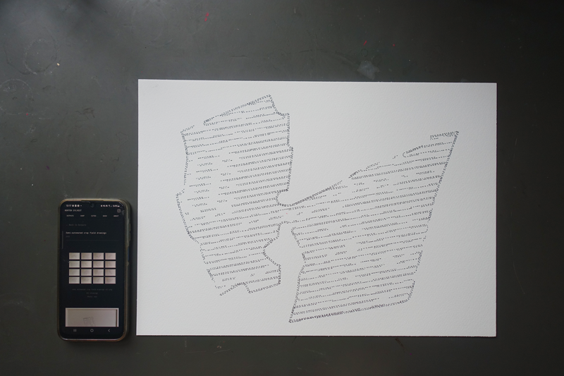 Semi-automated crop field drawings -  Drawing #6
