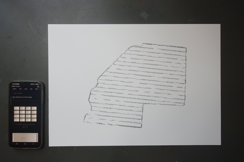 Semi-automated crop field drawings -  Drawing #7