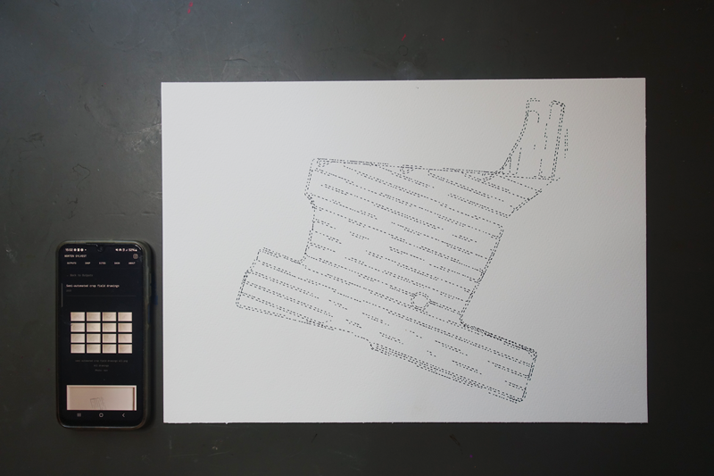 Semi-automated crop field drawings -  Drawing #13