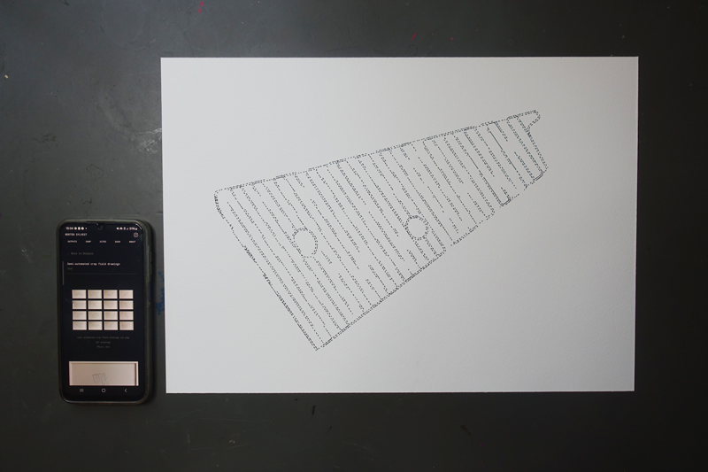 Semi-automated crop field drawings -  Drawing #16